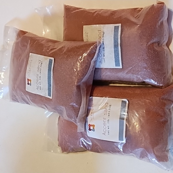 NEW Colorful Accent Craft Sand (Set Of 6) - Picture 4 of 5